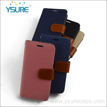 Fabric Magnetic Leather Flip Phone Cover Case& Accessories